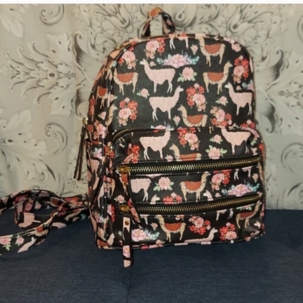 NEW Under One Sky LLAMA ALPACA BACKPACK
